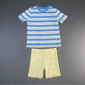 Garanimals Blue and Yellow Striped Pajama Set